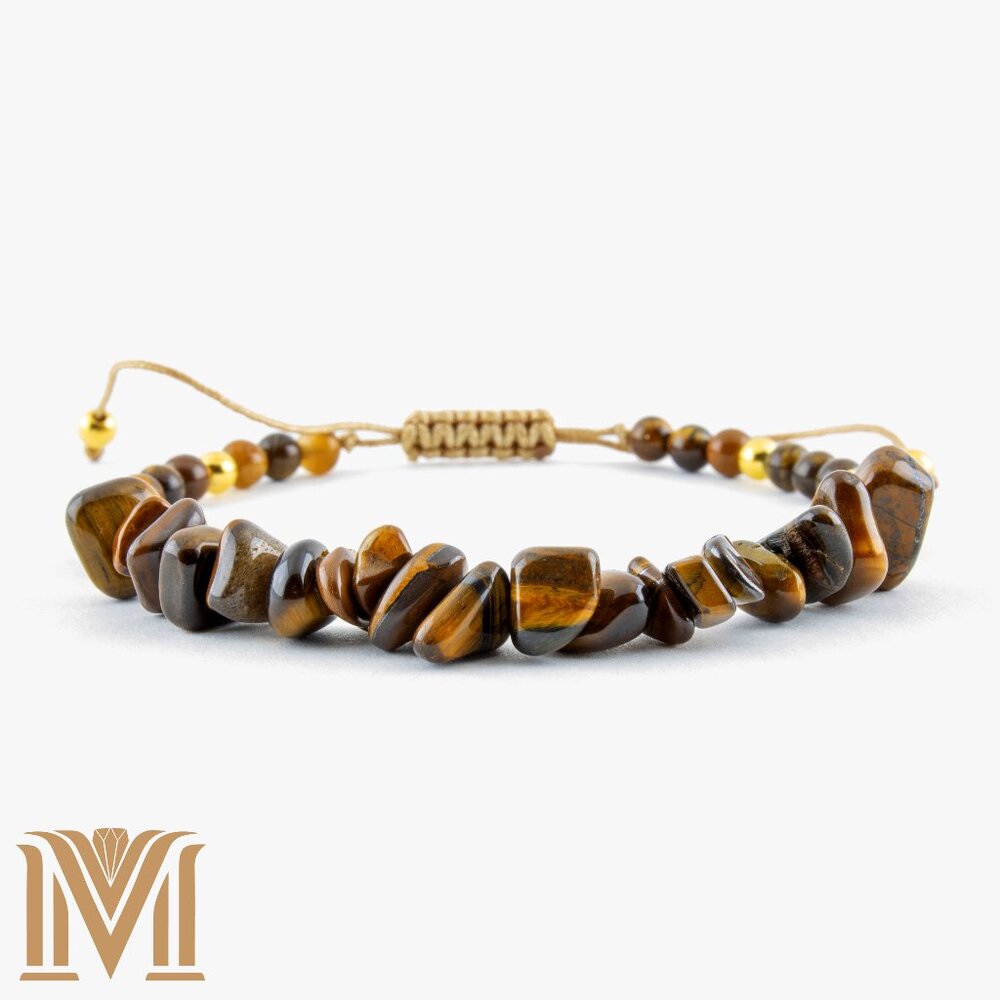 Elegant Tiger's Eye Adjustable Bracelet